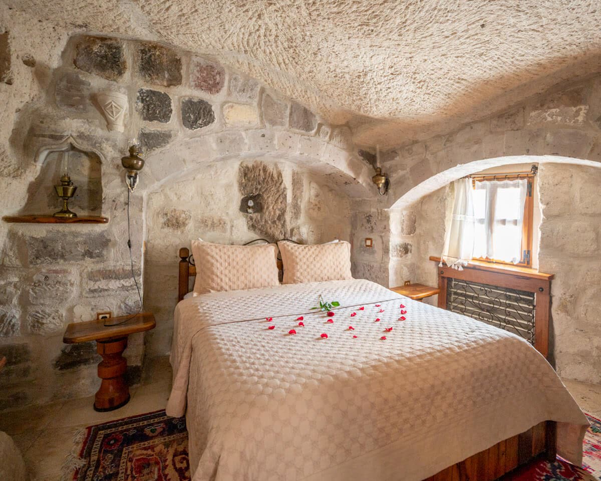 A cave room at Koza Cave Hotel